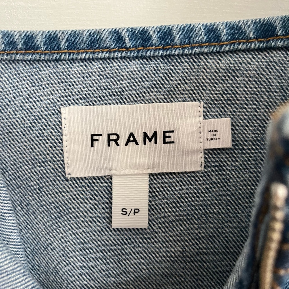 Like new Frame denim bustier dress 💙 - Picture 6 of 7